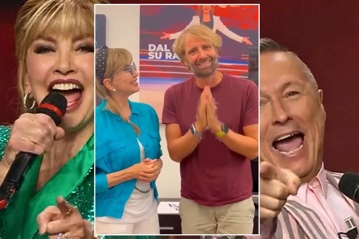 La Carlucci presenta la nuova spalla Rosolino
