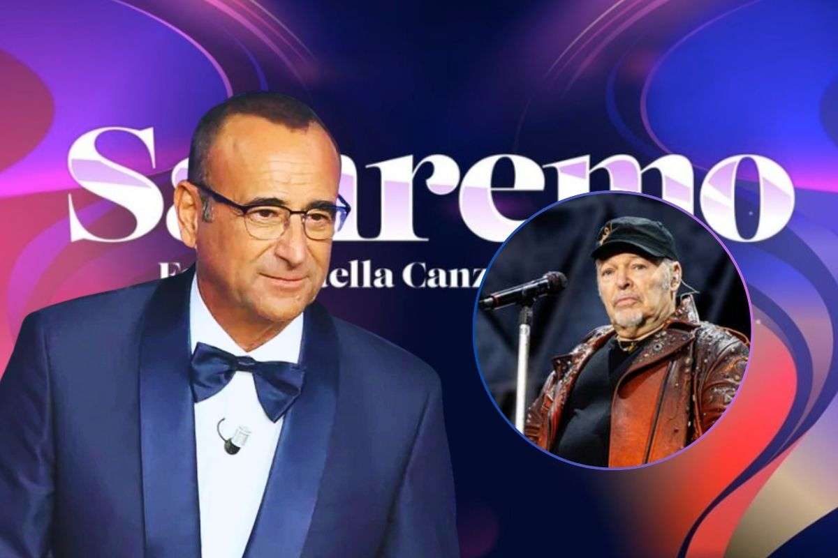 Carlo Conti e Vasco Rossi