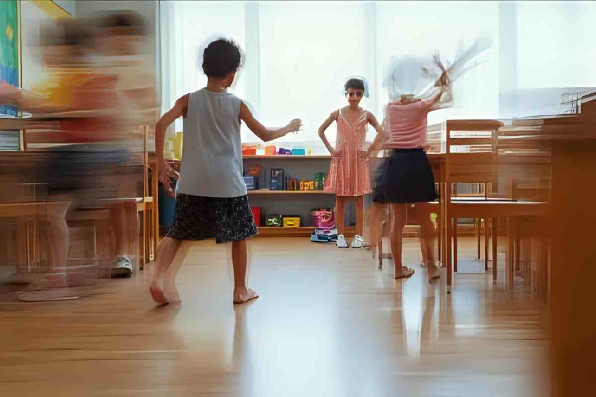 bambini in una classe