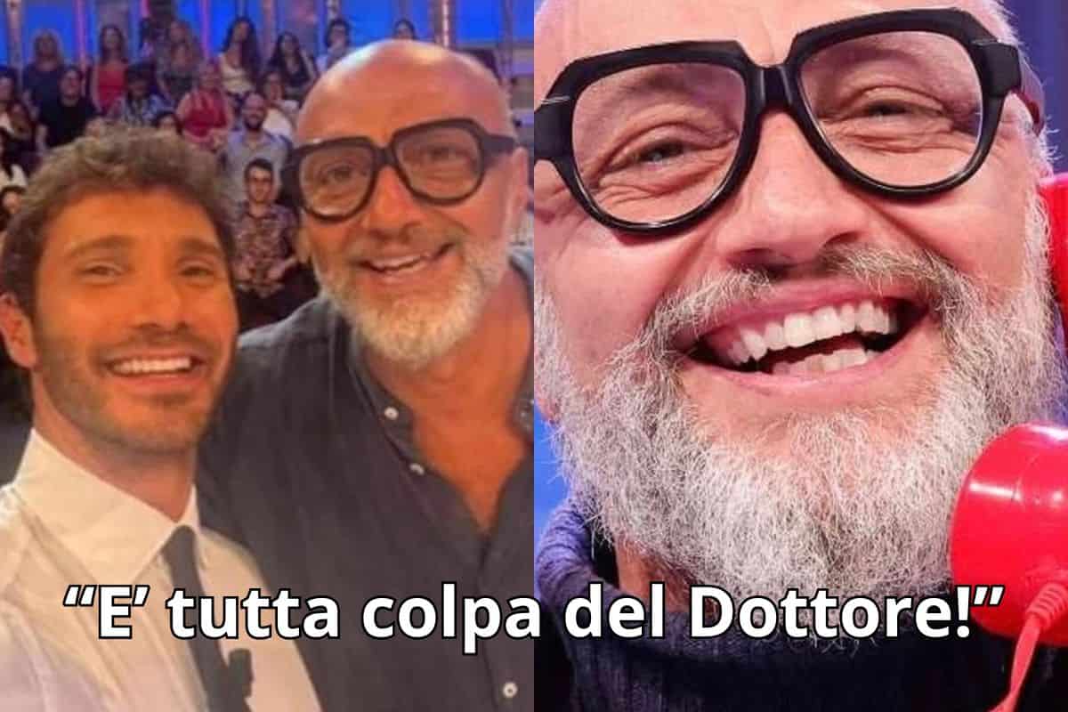 stefano de martino con il dottore