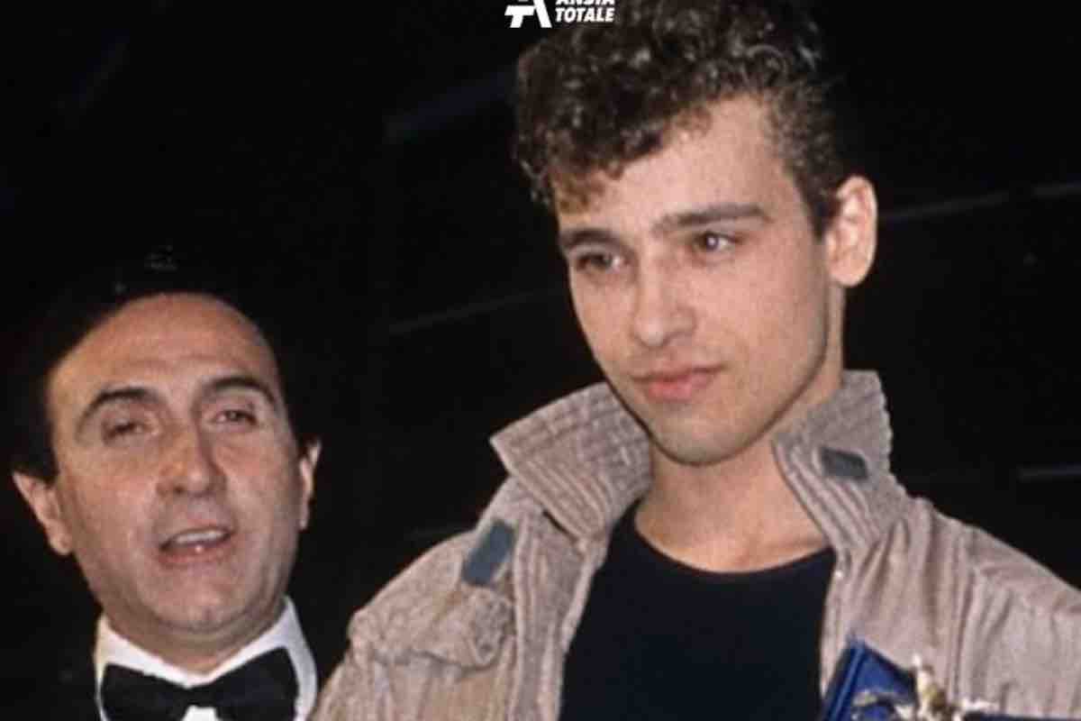 Eros Ramazzotti da giovane