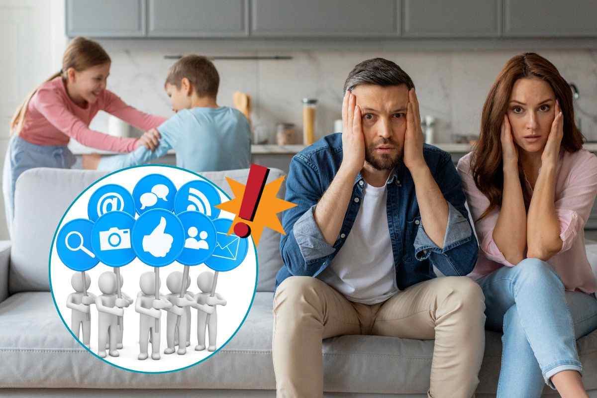 Genitori esasperati dai figli