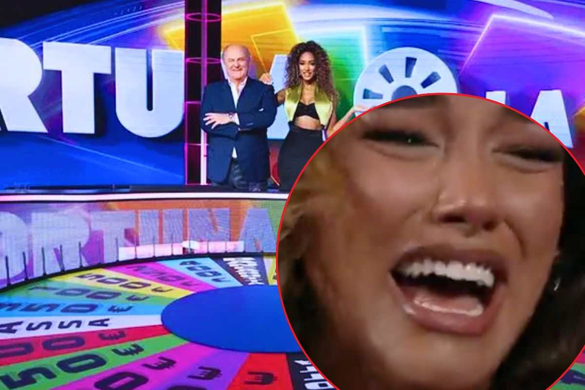 Gerry Scotti e Samira emozionato per la vincita di Luca