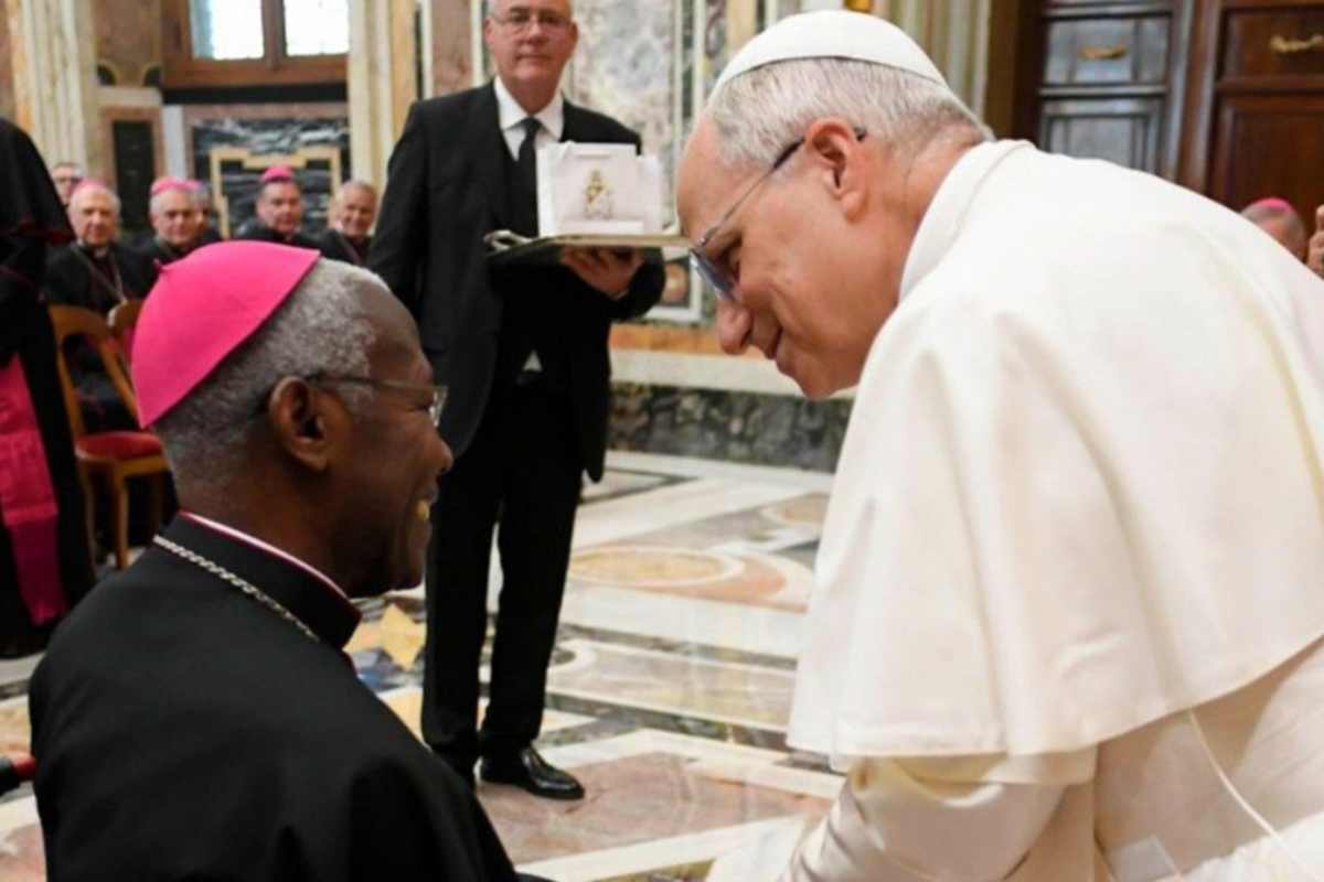 monsignor Rugambwa e Papa Leone