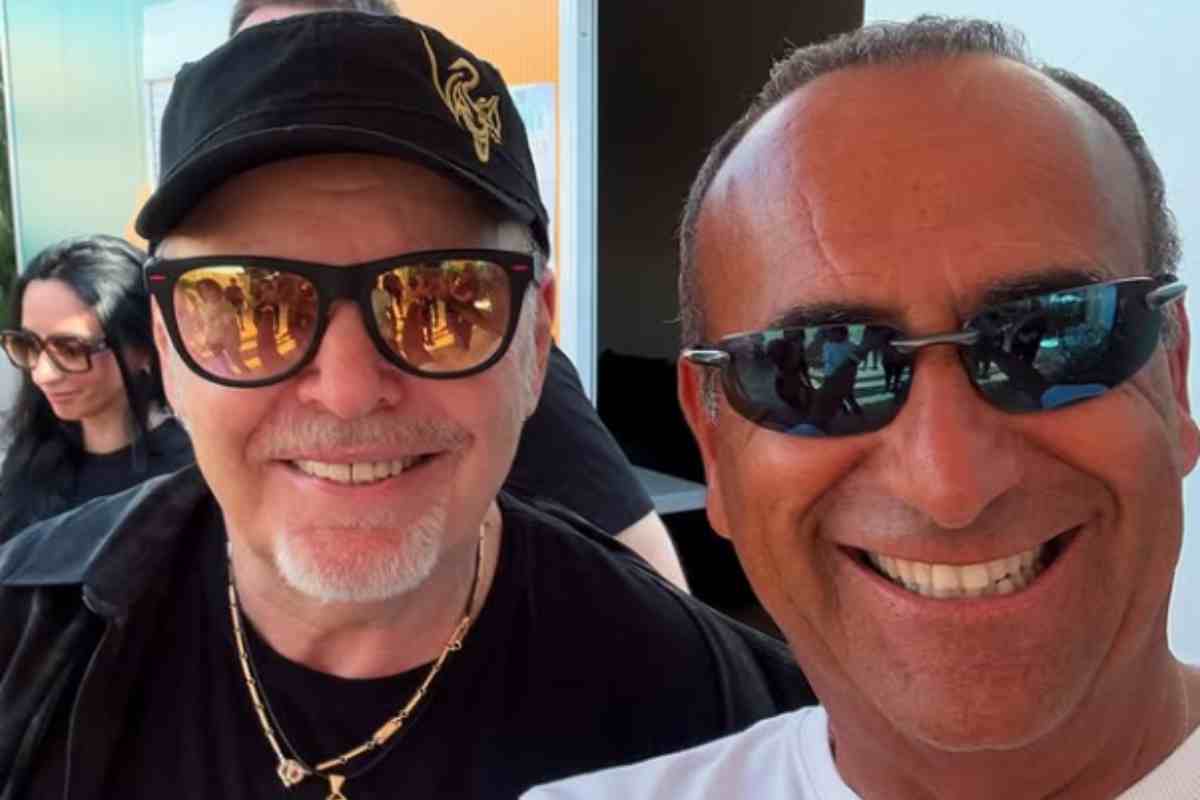 Vasco Rossi e Carlo Conti