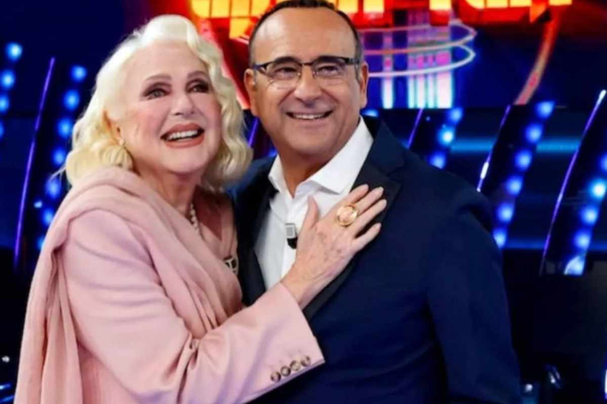 Loretta Goggi e Carlo Conti