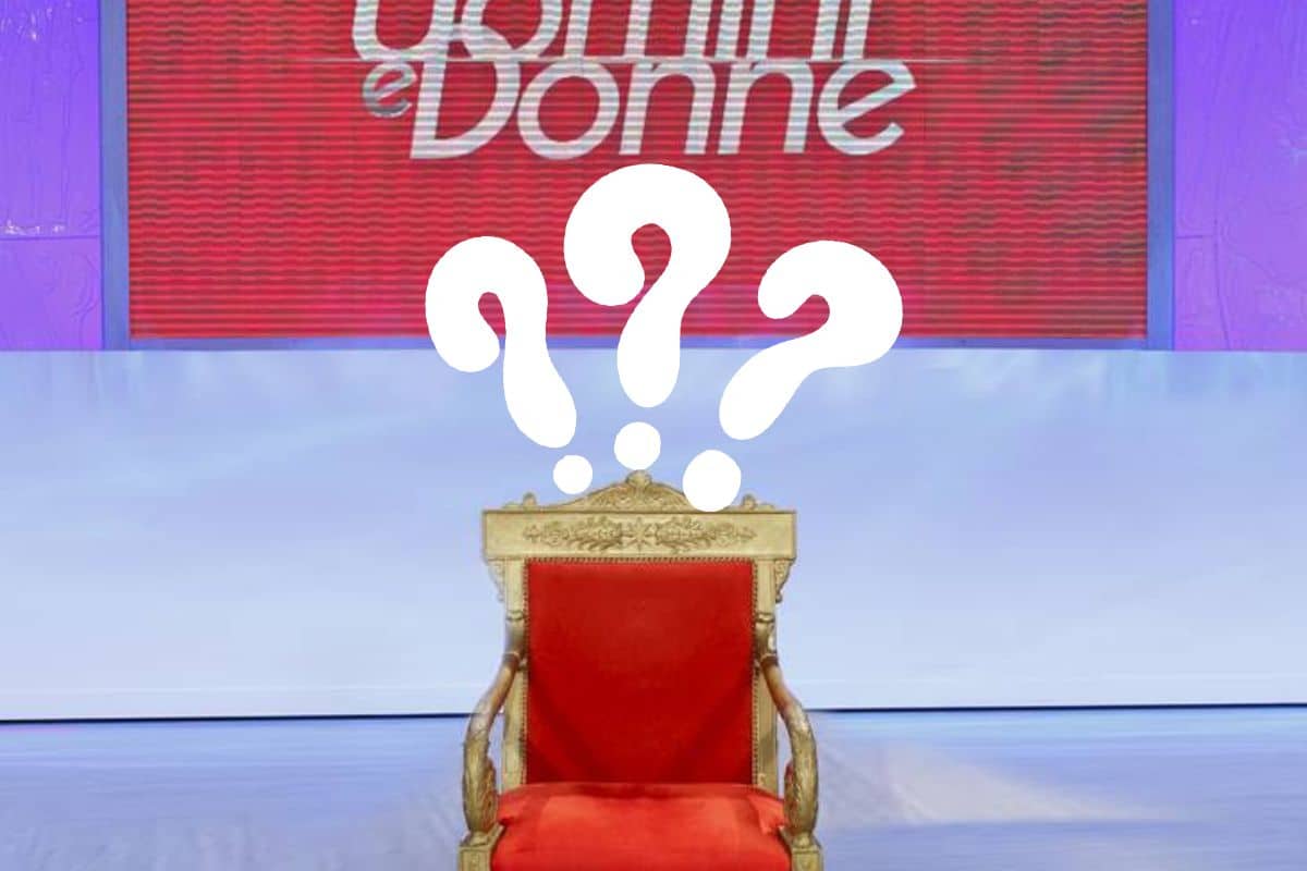 trono uomini e donne con punto interrogativo