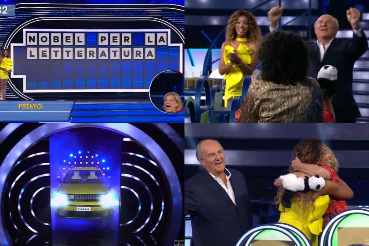 screen puntata la ruota della fortuna del 24 settembre 2025