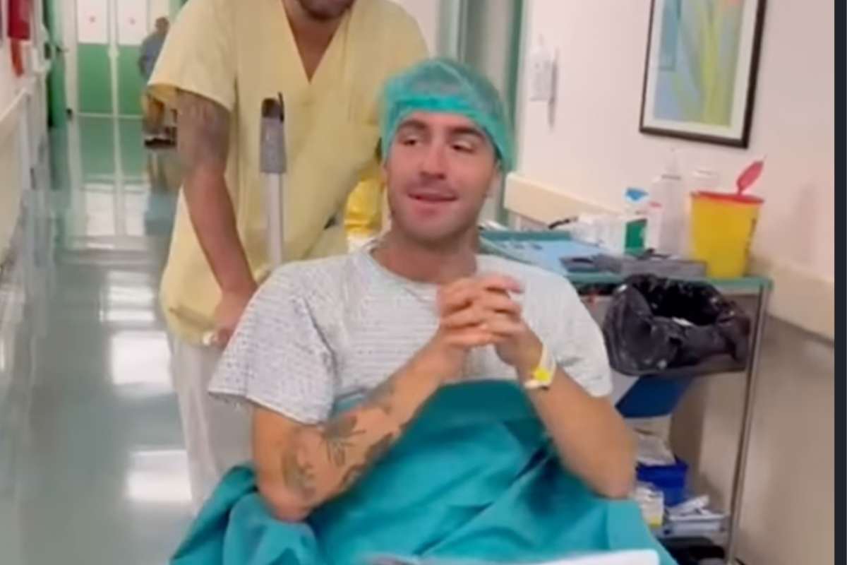 Tommaso Zorzi in ospedale