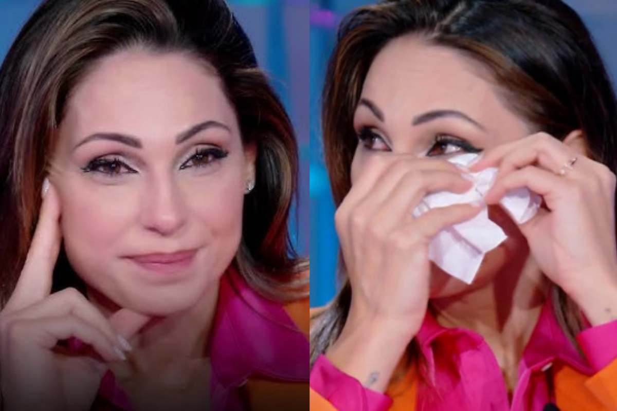 anna tatangelo piange