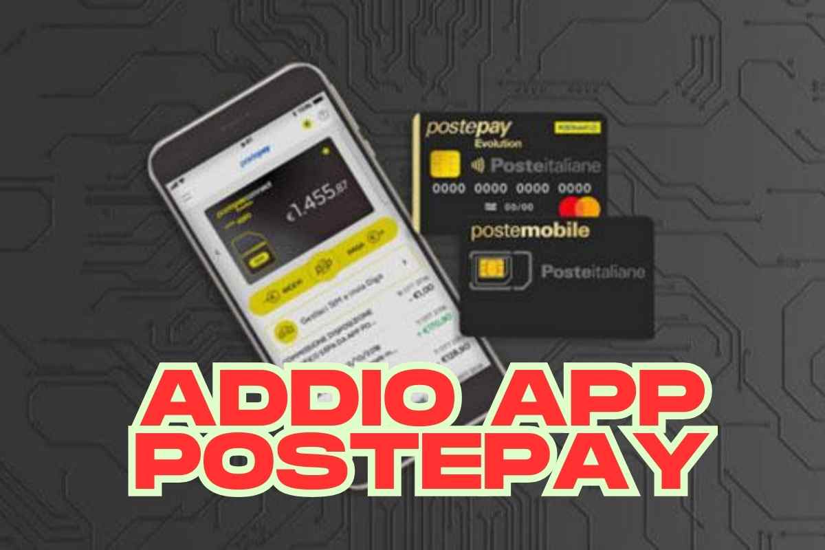 app postepay addio