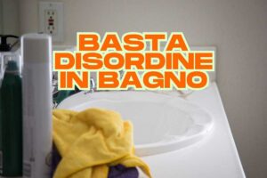 bagno in disordine