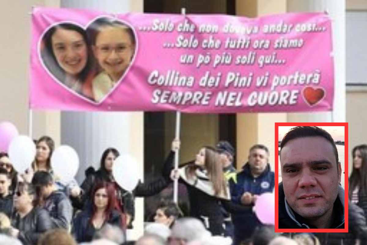 funerali di martina e alessia capasso e foto del padre assassino
