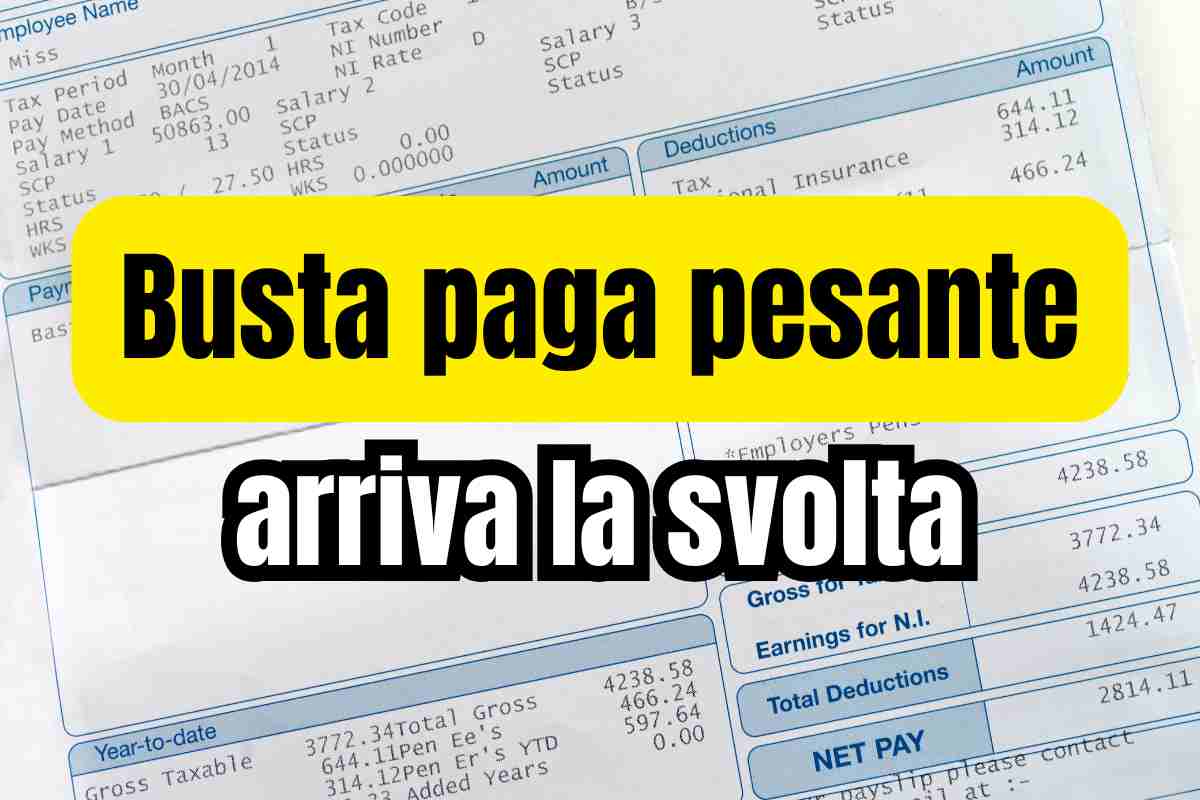 busta paga pesante