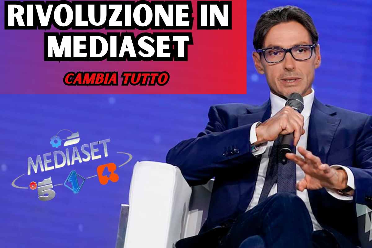 piersilvio berlusconi scritte e loghi mediaset
