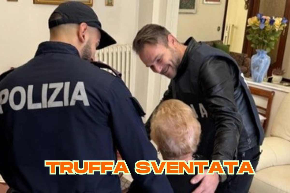 olizia a casa di un anziano