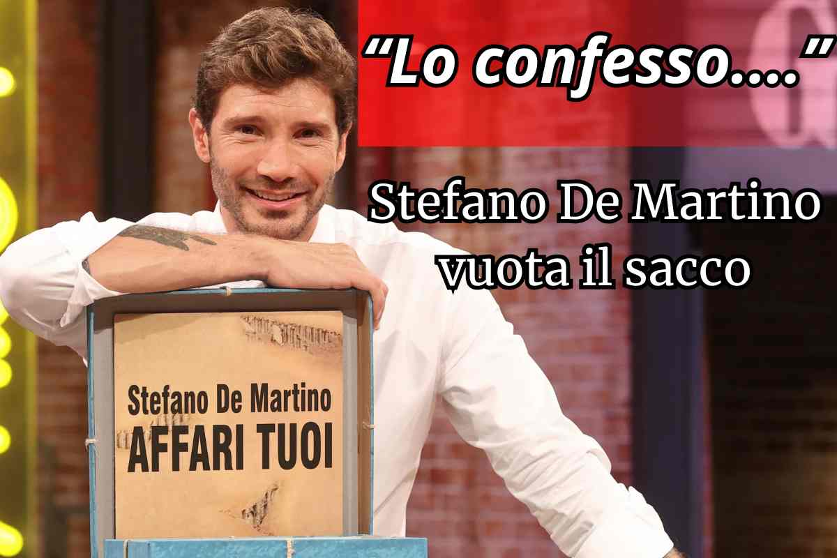 stefano de martino vuota il sacco lo confesso