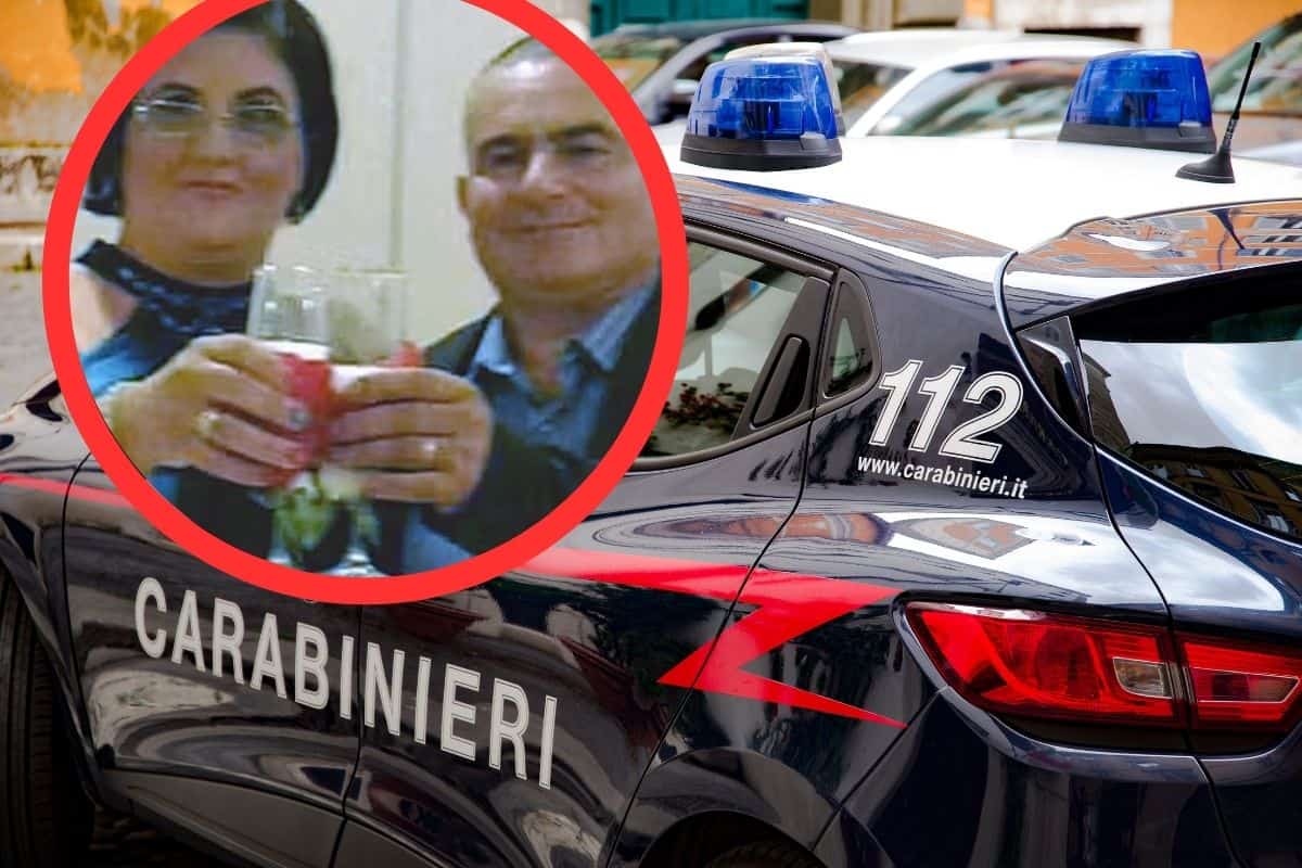auto carabinieri con coniugi ocone