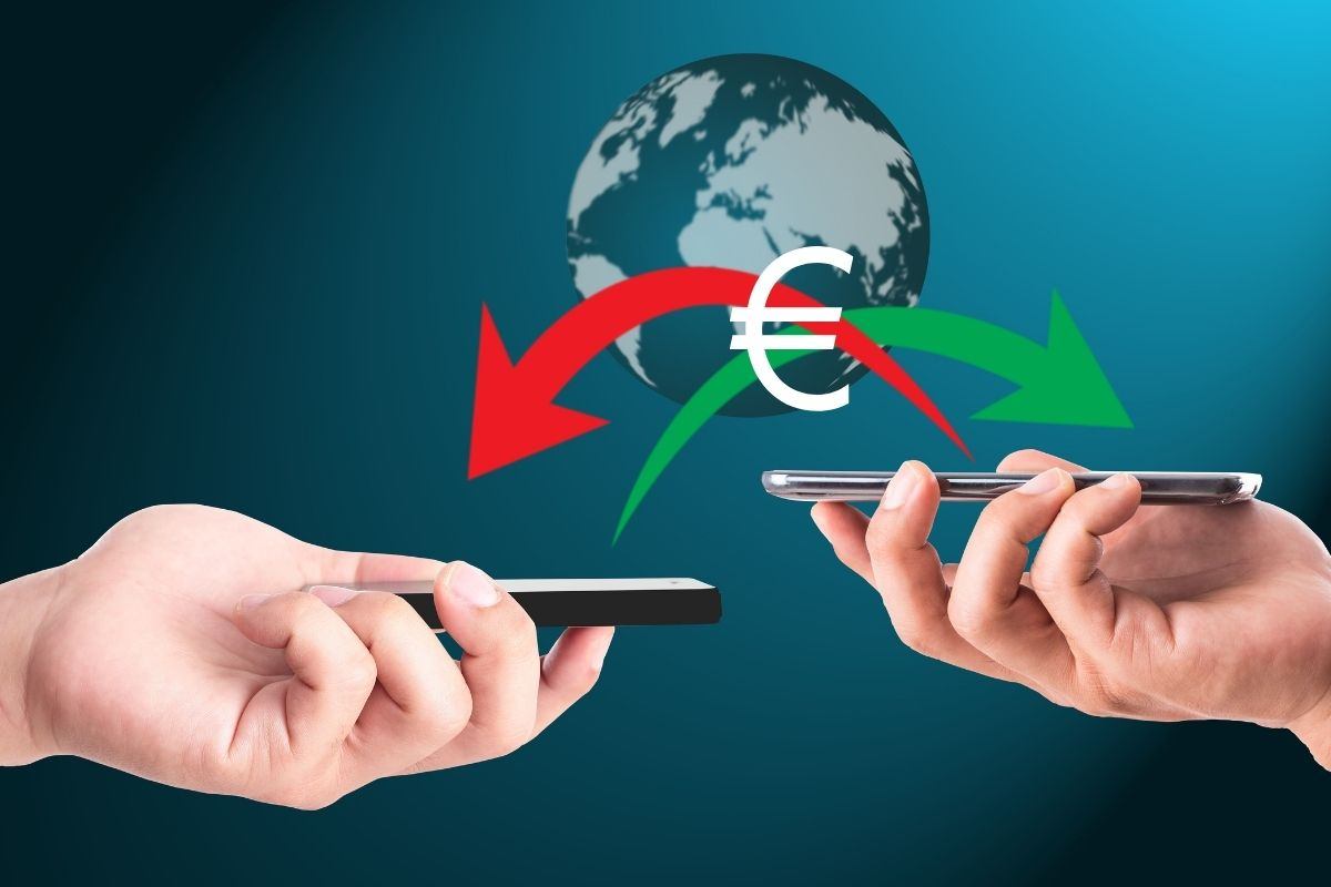 Transazione istantanea di denaro da una banca all'altra